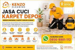 Jasa Cuci Karpet Depok Terbaik dan Profesional | Kenzo Cleaning