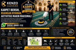 Jasa Cuci Karpet Terdekat Area Jabodetabek Profesional untuk Masjid, Kantor, Hotel, Gudang & Pabrik | Kenzo Cleaning