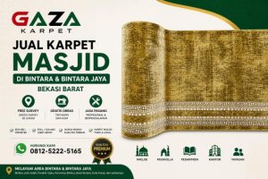 Jual Karpet Masjid di Bintara & Bintara Jaya Bekasi Barat | Gaza Karpet