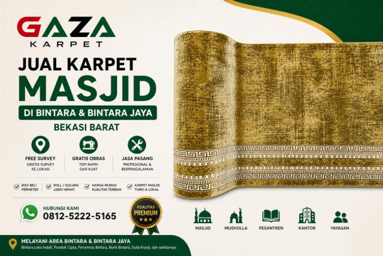 Jual Karpet Masjid bintara jaya iklan