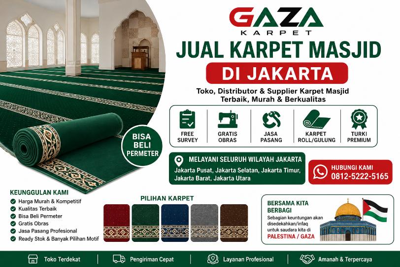 Jual Karpet Masjid di Jakarta | Gaza Karpet