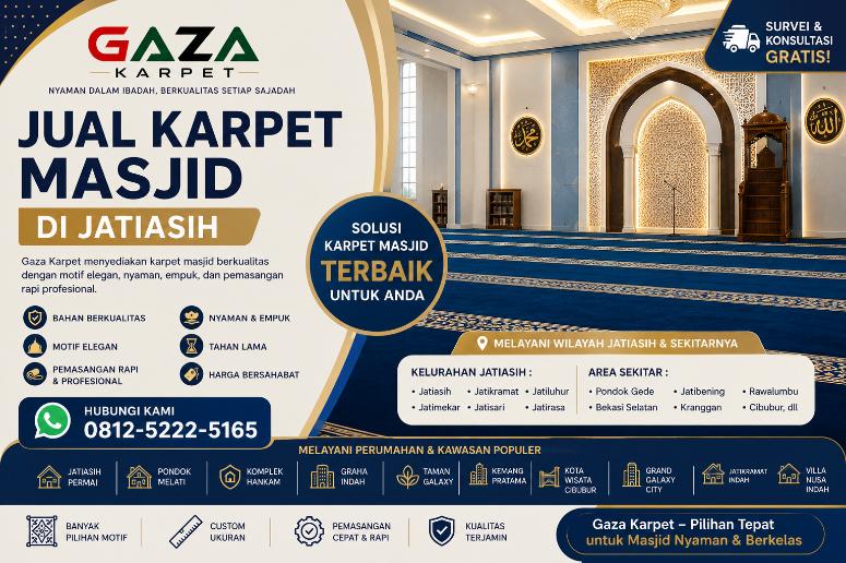 Jual Karpet Masjid di Jatiasih – Gaza Karpet