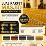 Jual Karpet Masjid di Pondok Melati Bekasi – Gaza Karpet