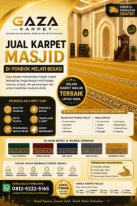Jual Karpet Masjid di Pondok Melati Bekasi – Gaza Karpet