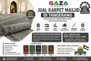 Jual Karpet Masjid di Tangerang | Gaza Karpet